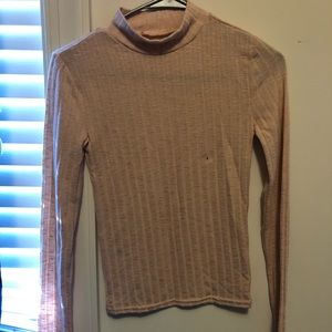 Pink turtle neck